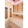 Sauna na podczerwień z kamieniem solnym 120X120X200CM FS-EP2RS LEWA