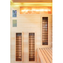 Sauna na podczerwień z kamieniem solnym 120X120X200CM FS-EP2RS LEWA