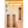 Sauna na podczerwień z kamieniem solnym 120X120X200CM FS-EP2RS LEWA