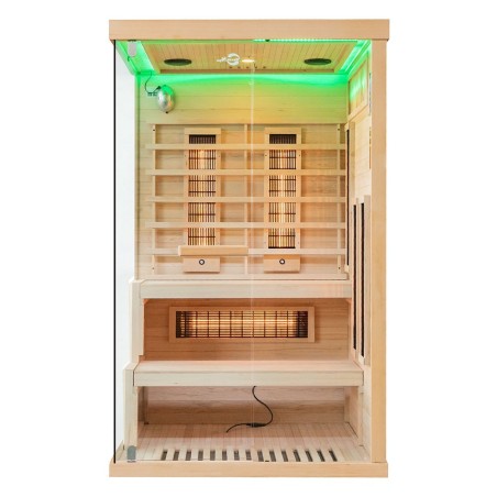Sauna na podczerwień z kamieniem solnym 120X120X200CM FS-EP2RS PRAWA