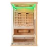 Sauna na podczerwień z kamieniem solnym 120X120X200CM FS-EP2RS PRAWA