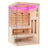 Sauna na podczerwień z kamieniem solnym 120X120X200CM FS-EP2RS PRAWA