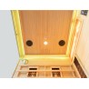 Sauna na podczerwień z kamieniem solnym 120X120X200CM FS-EP2RS PRAWA
