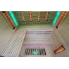 Sauna na podczerwień z kamieniami soli himalajskiej 180X160X200CM FS-EA4RS