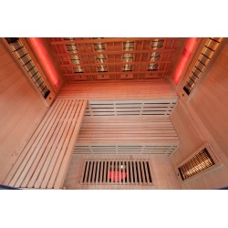 Sauna na podczerwień z kamieniami soli himalajskiej 180X160X200CM FS-EA4RS