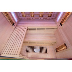 Sauna na podczerwień z kamieniami soli himalajskiej 180X160X200CM FS-EA4RS