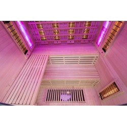 Sauna na podczerwień z kamieniami soli himalajskiej 180X160X200CM FS-EA4RS