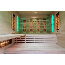 Sauna na podczerwień z kamieniami soli himalajskiej 180X160X200CM FS-EA4RS