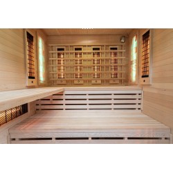 Sauna na podczerwień z kamieniami soli himalajskiej 180X160X200CM FS-EA4RS