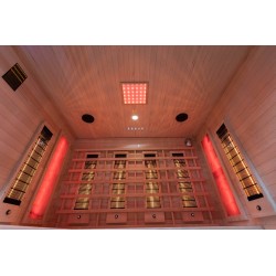 Sauna na podczerwień z kamieniami soli himalajskiej 180X160X200CM FS-EA4RS