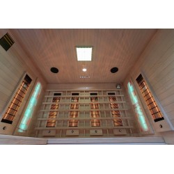 Sauna na podczerwień z kamieniami soli himalajskiej 180X160X200CM FS-EA4RS