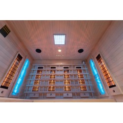 Sauna na podczerwień z kamieniami soli himalajskiej 180X160X200CM FS-EA4RS