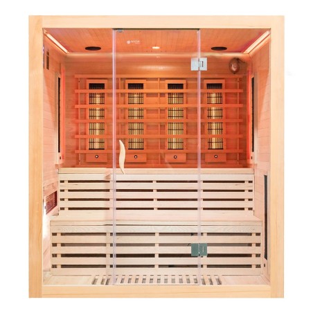 Sauna na podczerwień z kamieniami soli himalajskiej 200X180X200CM FS-EA4RS XL