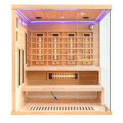 Sauna na podczerwień z kamieniem solnym 175X140X200CM FS-EP4RS LEWA