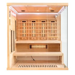 Sauna na podczerwień z kamieniem solnym 175X140X200CM FS-EP4RS LEWA