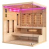 Sauna na podczerwień z kamieniem solnym 175X140X200CM FS-EP4RS LEWA