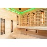 Sauna na podczerwień z kamieniem solnym 175X140X200CM FS-EP4RS LEWA