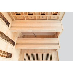 Sauna na podczerwień z kamieniem solnym 175X140X200CM FS-EP4RS LEWA