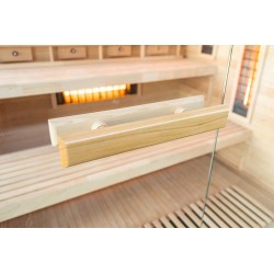 Sauna na podczerwień z kamieniem solnym 175X140X200CM FS-EP4RS PRAWA
