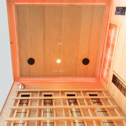 Sauna na podczerwień z kamieniem solnym 175X140X200CM FS-EP4RS PRAWA