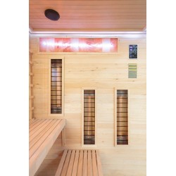 Sauna na podczerwień z kamieniem solnym 175X140X200CM FS-EP4RS PRAWA