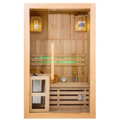 Sauna sucha z piecem HARVIA 2,3 kW i izolacją ścian 120X105X190CM FS-EA2