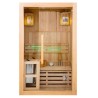 Sauna sucha z piecem HARVIA 2,3 kW i izolacją ścian 120X105X190CM FS-EA2