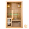 Sauna sucha z piecem HARVIA 2,3 kW i izolacją ścian 120X105X190CM FS-EA2