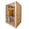 Sauna sucha z piecem HARVIA 2,3 kW i izolacją ścian 120X105X190CM FS-EA2