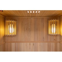 Sauna sucha z piecem HARVIA 2,3 kW i izolacją ścian 120X105X190CM FS-EA2