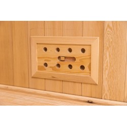 Sauna sucha z piecem HARVIA 2,3 kW i izolacją ścian 120X105X190CM FS-EA2