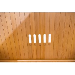 Sauna sucha z piecem HARVIA 2,3 kW i izolacją ścian 120X105X190CM FS-EA2