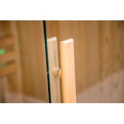 Sauna sucha z piecem HARVIA 2,3 kW i izolacją ścian 120X105X190CM FS-EA2