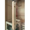 Sauna sucha z piecem HARVIA 3,5 kW i kamieniem solnym i izolacją ścian 120X105X190CM FS-EA2S