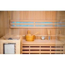 Sauna sucha z piecem HARVIA 3,5 kW 150X120X190CM FS-EA3