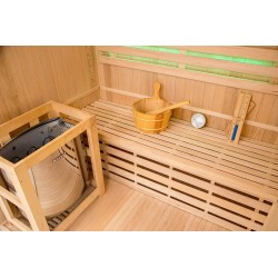 Sauna sucha z piecem HARVIA 3,5 kW 150X120X190CM FS-EA3
