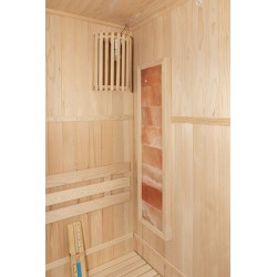 Sauna sucha z piecem HARVIA 3,5 kW, kamieniem solnym i izolacją ścian 150X120X190CM FS-EA3S