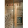 Sauna sucha z piecem HARVIA 3,5 kW, kamieniem solnym i izolacją ścian 150X120X190CM FS-EA3S