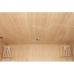 Sauna sucha z piecem HARVIA 3,5 kW, kamieniem solnym i izolacją ścian 150X120X190CM FS-EA3S