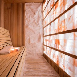 Sauna sucha z piecem HARVIA 3,5 kW, kamieniem solnym i izolacją ścian 150X120X190CM FS-EA3S