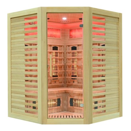 Sauna na podczerwień z kamieniem solnym 150X150X190CM RL3CS