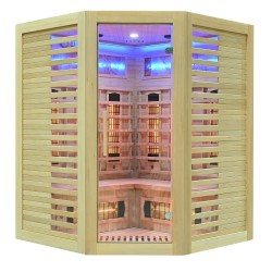 Sauna na podczerwień z kamieniem solnym 150X150X190CM RL3CS