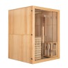 Sauna sucha z piecem HARVIA 4,5 kW, kamieniem solnym i izolacją ścian 150X150X200CM FS-EA3S XL