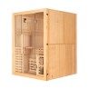 Sauna sucha z piecem HARVIA 4,5 kW, kamieniem solnym i izolacją ścian 150X150X200CM FS-EA3S XL