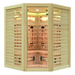 Sauna na podczerwień z kamieniem solnym 150X150X190CM RL3CS