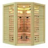 Sauna na podczerwień z kamieniem solnym 150X150X190CM RL3CS