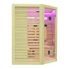 Sauna na podczerwień z kamieniem solnym 150X150X190CM RL3CS