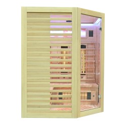 Sauna na podczerwień z kamieniem solnym 150X150X190CM RL3CS