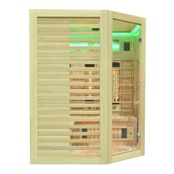 Sauna na podczerwień z kamieniem solnym 150X150X190CM RL3CS