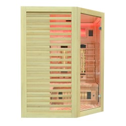 Sauna na podczerwień z kamieniem solnym 150X150X190CM RL3CS